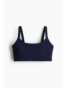 H&M - Women Navy Blue Light Support Sports Bra With Soft move