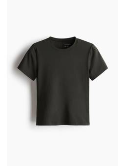 H&M - Women Grey Lightweight Yoga T-Shirt With Soft move