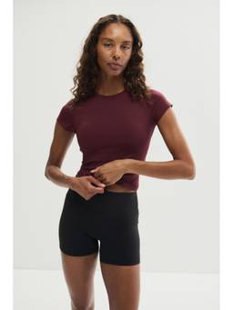 H&M - Women Red Sports T-Shirt With Sculpt move
