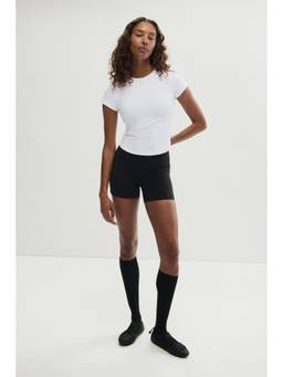 H&M - Women White Sports T-Shirt With Sculpt move