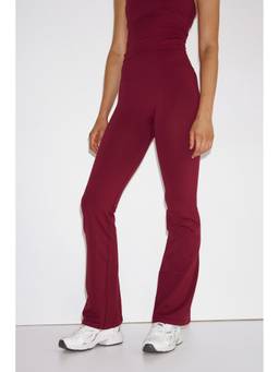 H&M - Women Red Seamless Flared Sports Leggings With Dry move