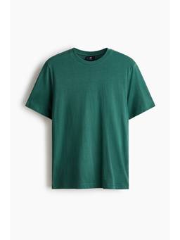 H&M - Men Green Regular Fit T-Shirt