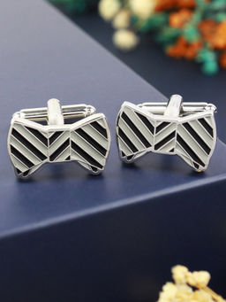 PELUCHE - Bow Tie Cufflinks for Men