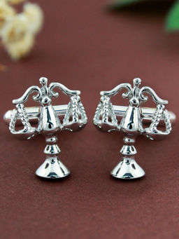 PELUCHE - My Fair Gentleman Silver- Cufflinks for Men