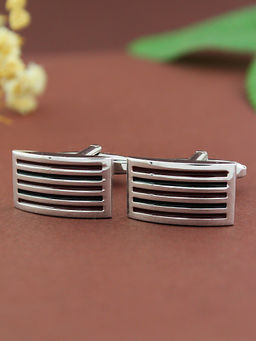 PELUCHE - Minimalist Enamel Design Multicolor Cufflinks for Men