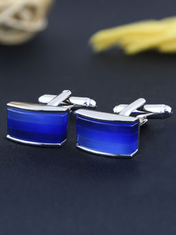 PELUCHE - Multiple Stone Studded Cufflinks for Men