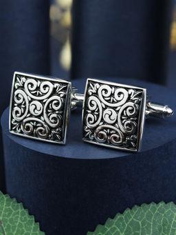 PELUCHE - Contemporary Metal Art Cufflinks for Men