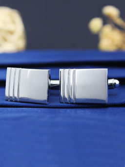 PELUCHE - Rectangle Metal Cufflinks for Men