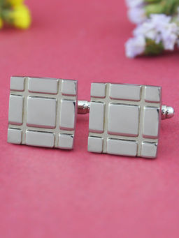PELUCHE - Square Solid Grace Cufflinks for Men