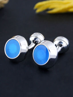 PELUCHE - The Cool Blue Cufflinks for Men