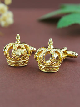 PELUCHE - Crown On Cuffs Cufflinks for Men