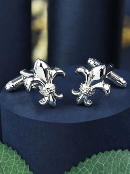 PELUCHE - Beautifully Crafted Orchid Cufflinks for Men