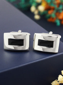 PELUCHE - Minimalist Enamel Design Cufflinks for Men