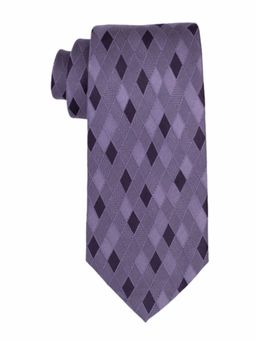 The Tie Hub - Orchid Checkered Silk Necktie