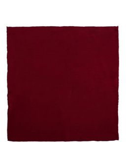 The Tie Hub - Solid Burgundy Pocket Square