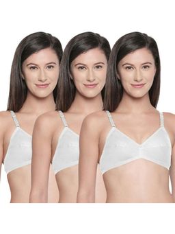 Bodycare - Perfect Coverage Bra-Pack Of 3 - White