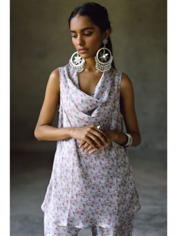 NORN - Oxford Cowl Top