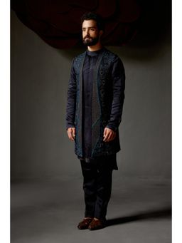 Jatin Malik - John Wane Shrug with Kurta & Trouser (Set of 3)