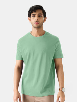 The Souled Store - Supima Jade Green Supima T-shirts For Men