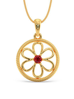 Candere by Kalyan Jewellers - 18k (750) BIS Hallmark Yellow Gold Pendant for Women