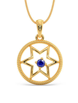 Candere by Kalyan Jewellers - 18k (750) BIS Hallmark Yellow Gold Pendant for Women