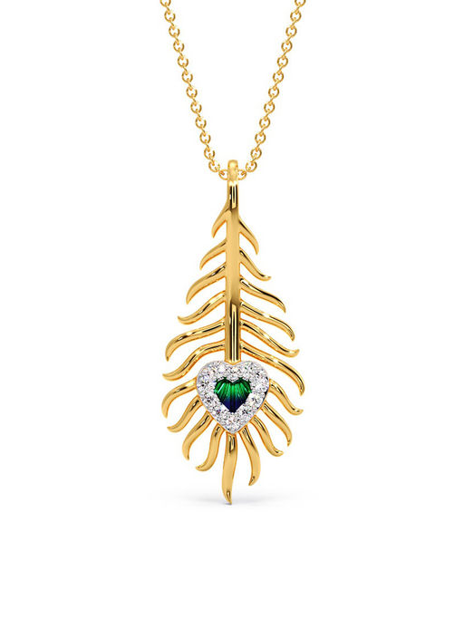 Buy Candere by Kalyan Jewellers Peacock Collection 14k (585) BIS