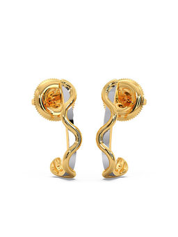 Candere by Kalyan Jewellers - 18k (750) BIS Hallmark Yellow Gold Bali Earring for Women