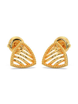 Candere by Kalyan Jewellers - 18k (750) BIS Hallmark Yellow Gold Earring for Women