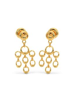 Candere by Kalyan Jewellers - 18k (750) BIS Hallmark Yellow Gold Earring for Women