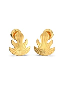 Candere by Kalyan Jewellers - 18k (750) BIS Hallmark Yellow Gold Earring for Women
