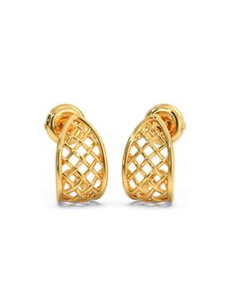 Candere by Kalyan Jewellers - 18k (750) BIS Hallmark Yellow Gold Earring for Women