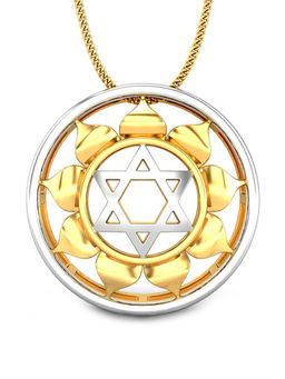 Candere by Kalyan Jewellers - 18k (750) BIS Hallmark Yellow Gold Pendant for Women