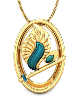 Candere by Kalyan Jewellers - 18k (750) BIS Hallmark Yellow Gold Pendant for Women