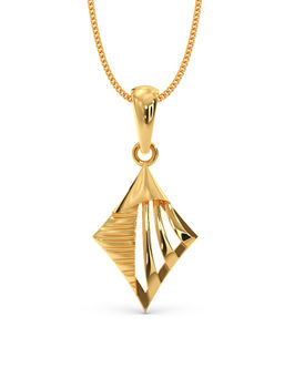 Candere by Kalyan Jewellers - 18k (750) BIS Hallmark Yellow Gold Pendant for Women