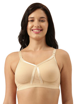 Enamor - Ultra Comfort X'treme Lift Cross Frame Non-Padded Wirefree Full Support Bra A038