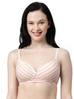 Enamor - Supima Cotton Plunge Lift Comfort Padded Wirefree Medium Coverage T-Shirt Bra A039