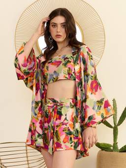 Berrylush - Multicolor Printed Co-ord Set