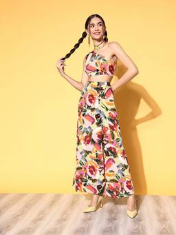 Berrylush - Women Multicolor Printed Co-ord Set