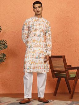Kraft India - Cotton Ethnic Mandarin Neck Kurta