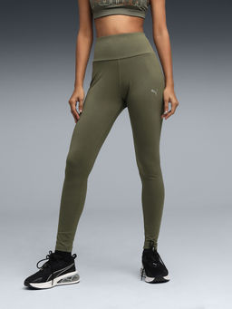 Puma - Women's Stretch Comfort 7/8 Yoga Olive Tights
