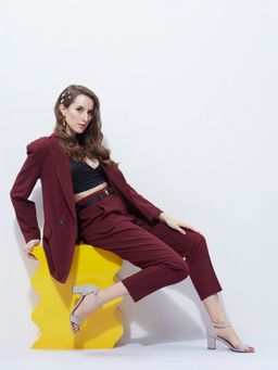 Lemon & Pepper - Grey Block Ankle Strap Sandal Heels