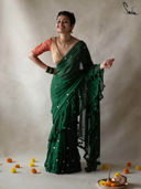 Green color option, Sold out, Currently selected