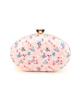 Odette - Pink Floral Printed Clutch