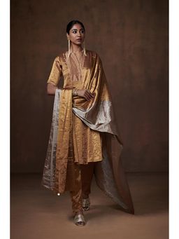 Dressfolk - Roshni Gold Zari Woven Dupatta