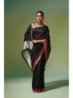 Dressfolk - Raaz Black Saree without Blouse