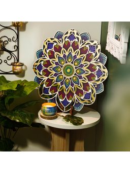 Island Rangoli - Dhriti Mandala - 16 Inches (Dh16-A) Handcrafted Mandala Art