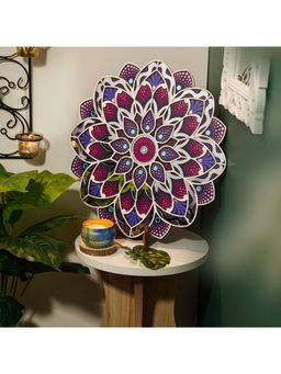 Island Rangoli - Dhriti Mandala - 16 Inches (Dh16-B) Handcrafted Mandala Art