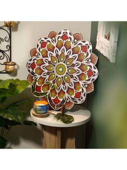 Island Rangoli - Dhriti Mandala - 16 Inches (Dh16-C) Handcrafted Mandala Art