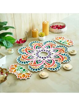 Island Rangoli - Mukund 22 Inhes Crochet Series Floatable Rangoli