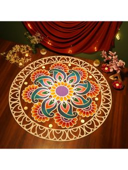 Island Rangoli - Mukund 46 Inhes Crochet Series Floatable Rangoli